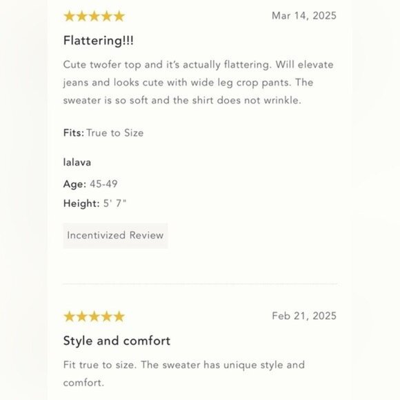 NWT Size M - Anthropologie The Gemini Twofer Pullover Sweater (NWT US$ 118) - Picture 16 of 16